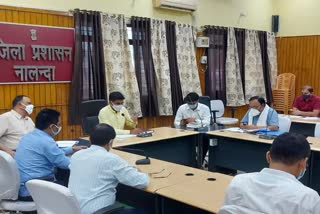 district magistrate held meeting with officers