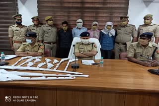 4 arrested with illegal weapons in hapur