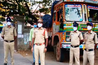 illegal tranport of rice seazed at repalle