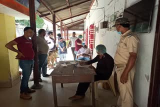 Corona Testing at Danapur Sub-Divisional Hospital in Patna