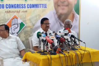 tamilnadu congress leader k.sazhagiri slams tn govt for 12 crore highway tender in corona pandemic situation 