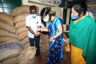 Thiruvarur collector ration shop inspection 