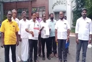 Petition to the Collector to stop the relocation of the Pullarambakkam police station