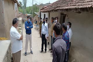 Collector inspection in containment zone in Agar Malwa