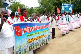 Cotton Farmers Protest