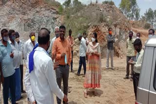 illegalstone mining in mandya