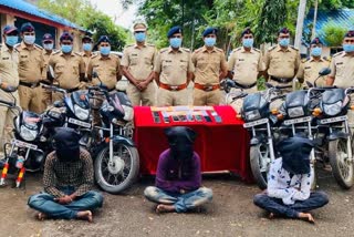 veichel theft thief arrest in wardha