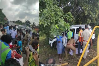 Car accident in dharmapuri