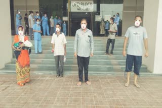 Four corona patients were discharged in Nadiad, Kheda