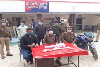 sahpau kotwali police revealed robbery case