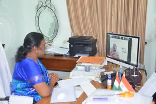 Governor Draupadi Murmu addresses children