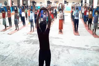 Yoga and Pranayama at Quarantine Centers