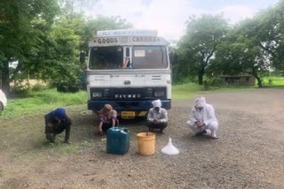 Diseal stealing up dhaba akola