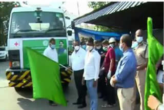 جھارکھنڈ کے وزیراعلیٰ نے آکسیجن ٹینکرز کو  دہلی کےلیے روانہ کیا