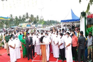 tamilnadu chief minister opens new bridges in salem 