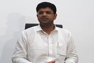 dushyant chautala reaction on congress politics on paddy farming in haryana