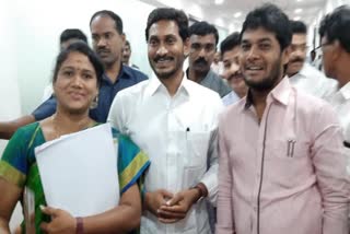 mla with cm jagan