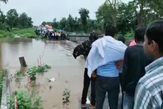 Dhar river flooded due to heavy rains