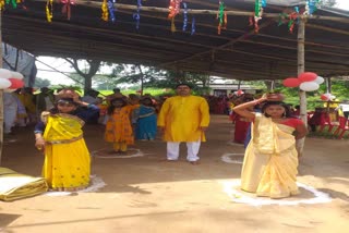 Sri Krishna Janmashtami festival celebrated with simplicity in dumka