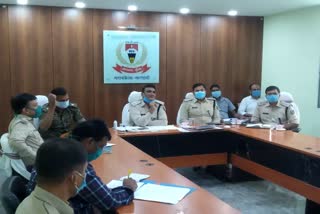 Crime review meeting of the month of August in Seraikela