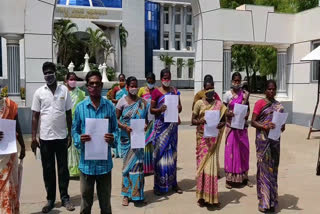 The women have filed a petition seeking the arrest of those who swindled 10 lakh rupees
