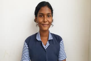Sri Niketan School 12Std Girl getting 600 Out of 597
