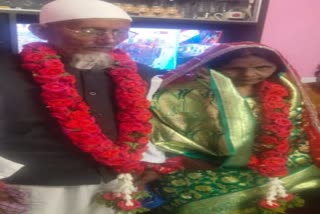 മെസൂർ വൈറൽ വിവാഹം 85 year old man ties knot with 65 year old woman mysuru old couple marriage 85 കാരന് 65 കാരി വധു