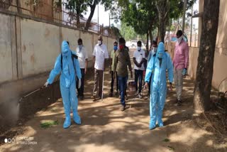 Women constable got corona positive in sangareddy