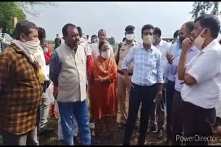 Agriculture Minister reviewed the survey work on fields