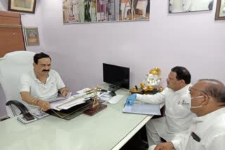 Former MLA met Home Minister and Education 