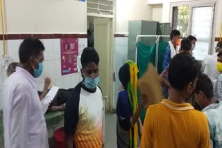 Fire in district hospital canteen