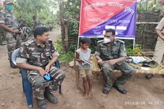 Community policing in Naxalite affected area in seraikela