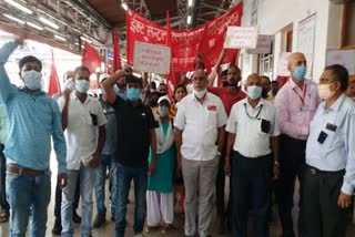 रेलवे निजीकरण का विरोध