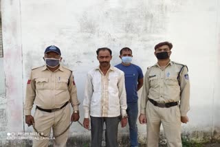 लुगासी चौकी पुलिस की कार्रवाई