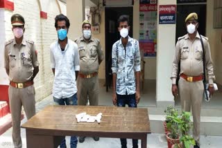 सुलतानपुर में दो लुटेरे गिरफ्तार.