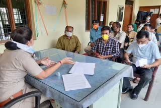 Peace committee meeting in Ganj police station