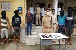 Police arrested four cyber criminals in Deoghar