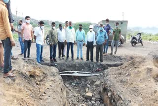 JMM leaders inspect Kenduadih colliery area in dhanbad