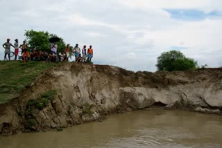 Ganga River Bank Erosion at malda