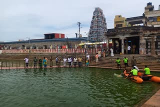 திருவள்ளூர் வீரராகவப் பெருமாள் கோயிலில் அமாவைசைக்கு யாரும் வர வேண்டாம் என கோயில் நிர்வாகம் தெரிவித்துள்ளது