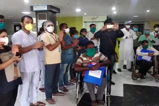 101 people recovered from corona virus and returned from Sanjiban Hospital in one day