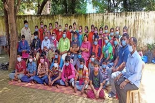 laborers of Bastar stranded in Tamil Nadu