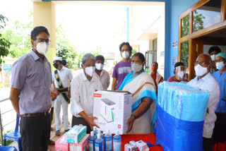 medical instruments donations, mla seethakka 