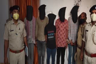 police arrested five criminals