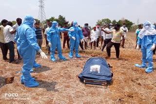  District administration Handover to the agency for making funeral of the deceased