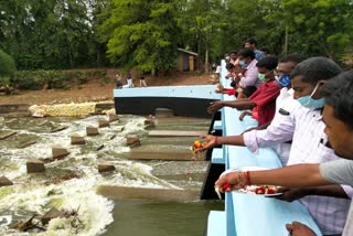 Cauvery water reached Mayiladuthurai for kharif crops