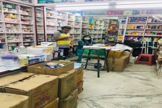 Drug control team action, medicines, jaipur