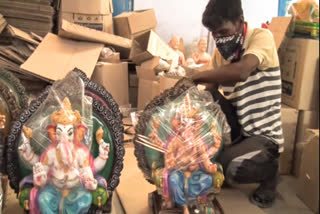 Ganesha statues speeding up in Ramanathapuram