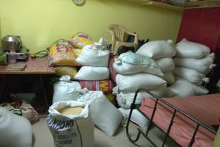 Thousands of kilos of ration rice confiscated from home