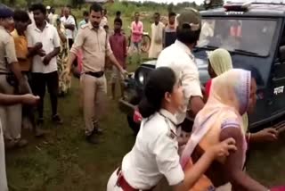 Clash between police and tribals in Rewa